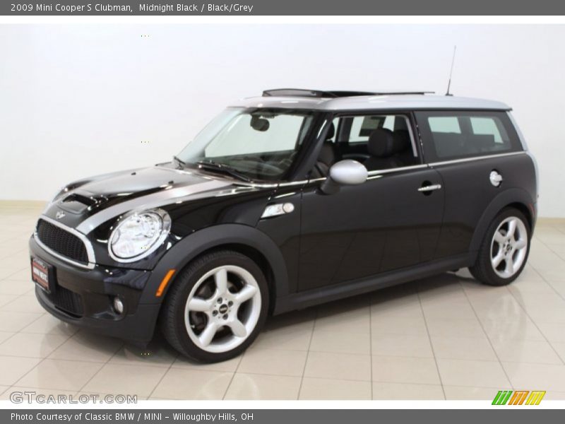 Midnight Black / Black/Grey 2009 Mini Cooper S Clubman