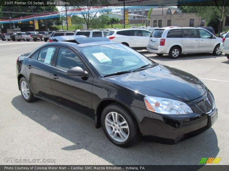 Black / Ebony 2005 Pontiac G6 Sedan