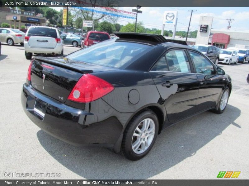 Black / Ebony 2005 Pontiac G6 Sedan