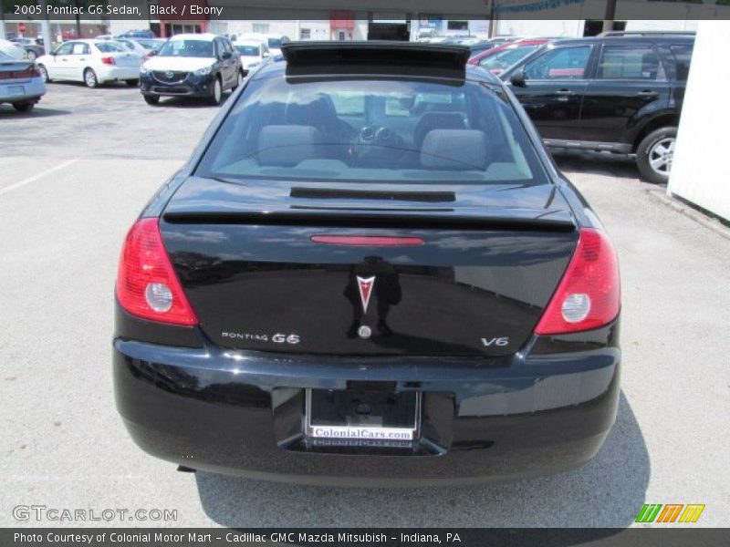 Black / Ebony 2005 Pontiac G6 Sedan