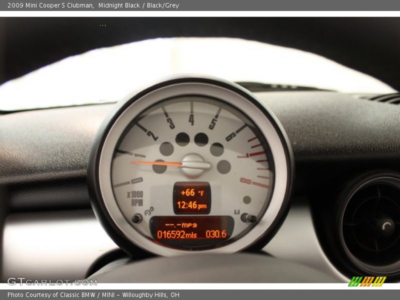 Midnight Black / Black/Grey 2009 Mini Cooper S Clubman