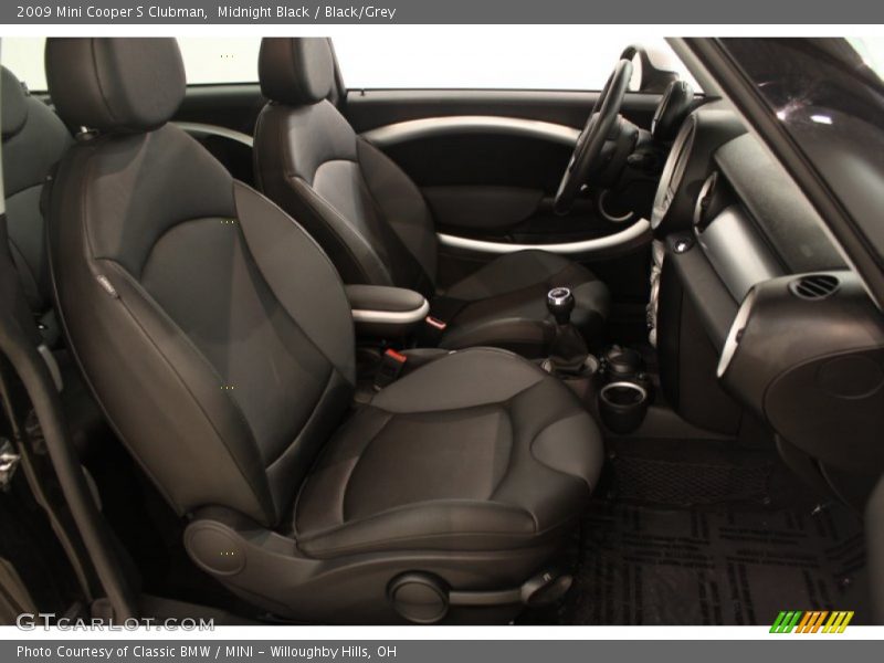 Midnight Black / Black/Grey 2009 Mini Cooper S Clubman