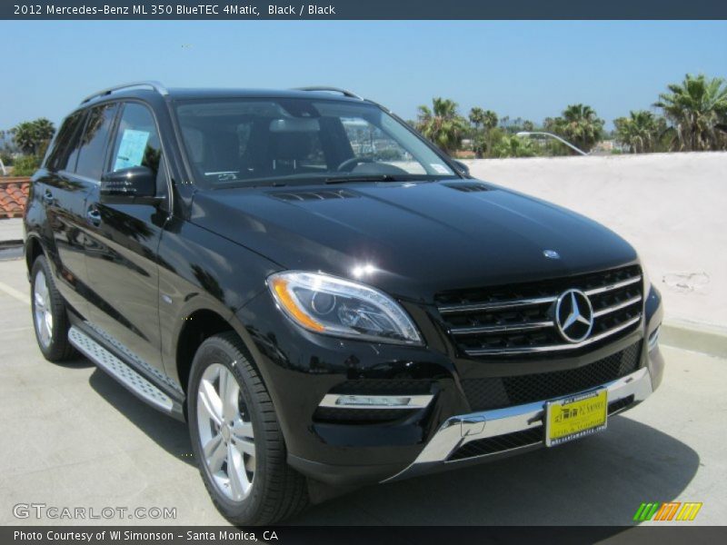 Black / Black 2012 Mercedes-Benz ML 350 BlueTEC 4Matic