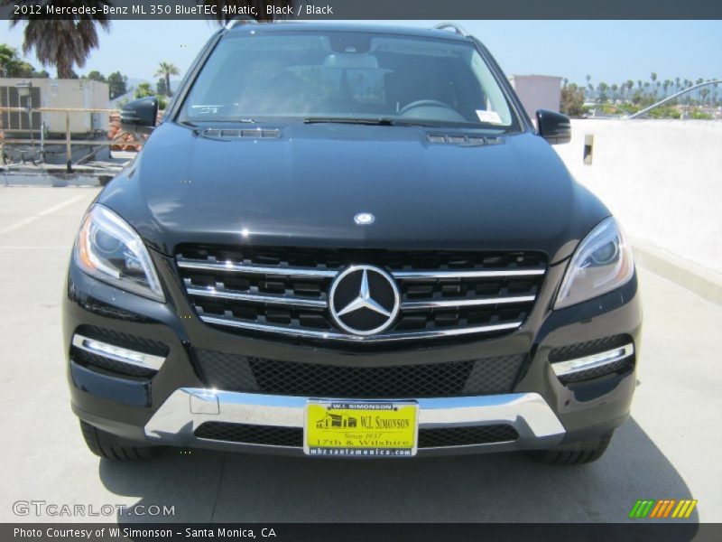 Black / Black 2012 Mercedes-Benz ML 350 BlueTEC 4Matic