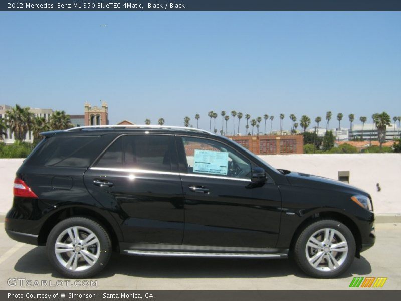 Black / Black 2012 Mercedes-Benz ML 350 BlueTEC 4Matic