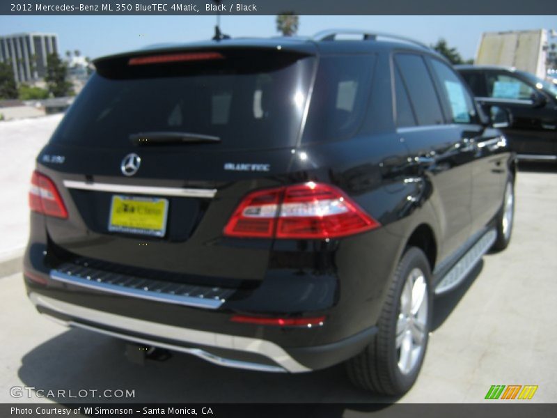 Black / Black 2012 Mercedes-Benz ML 350 BlueTEC 4Matic