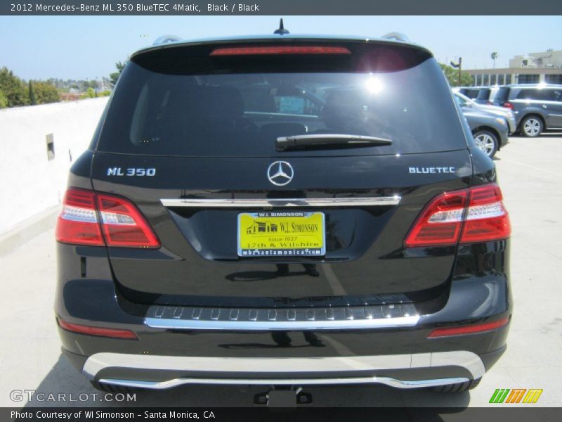 Black / Black 2012 Mercedes-Benz ML 350 BlueTEC 4Matic