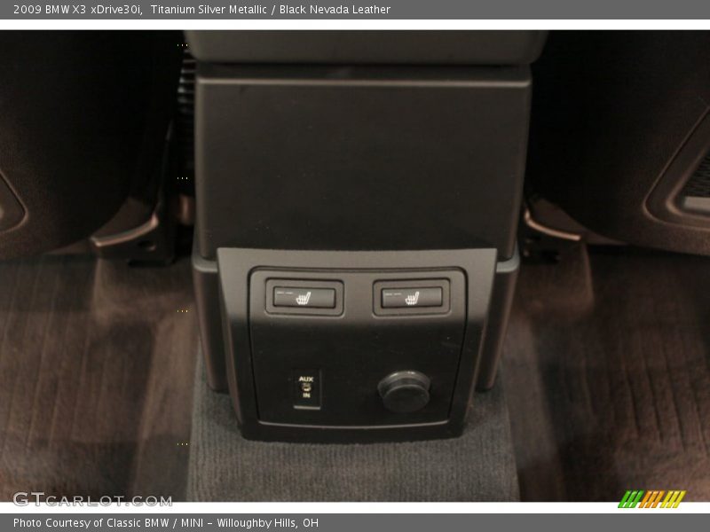 Titanium Silver Metallic / Black Nevada Leather 2009 BMW X3 xDrive30i