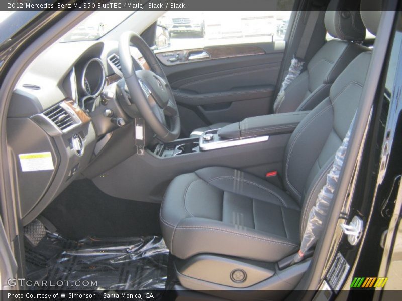 Black / Black 2012 Mercedes-Benz ML 350 BlueTEC 4Matic