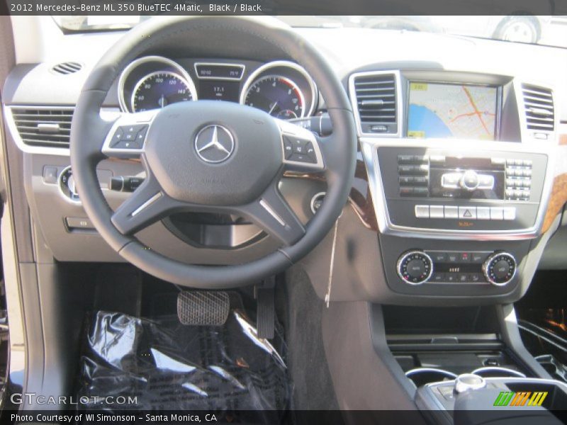 Black / Black 2012 Mercedes-Benz ML 350 BlueTEC 4Matic