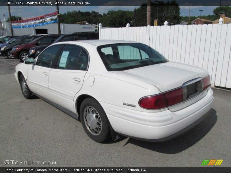 White / Medium Gray 2002 Buick LeSabre Limited