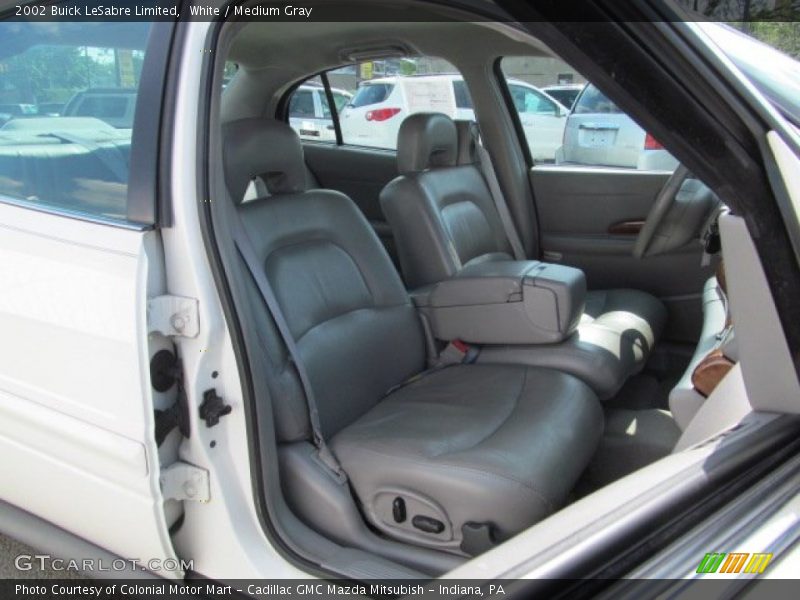 White / Medium Gray 2002 Buick LeSabre Limited