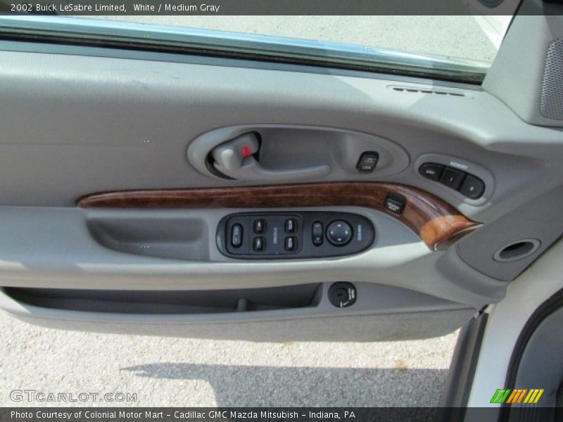 White / Medium Gray 2002 Buick LeSabre Limited