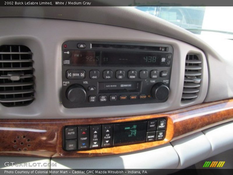 White / Medium Gray 2002 Buick LeSabre Limited