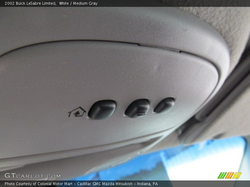 White / Medium Gray 2002 Buick LeSabre Limited