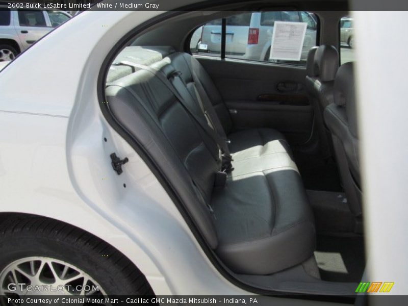 White / Medium Gray 2002 Buick LeSabre Limited