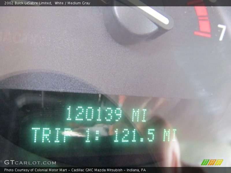 White / Medium Gray 2002 Buick LeSabre Limited