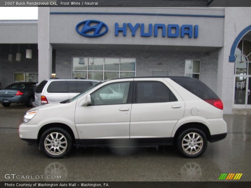 Frost White / Neutral 2007 Buick Rendezvous CXL