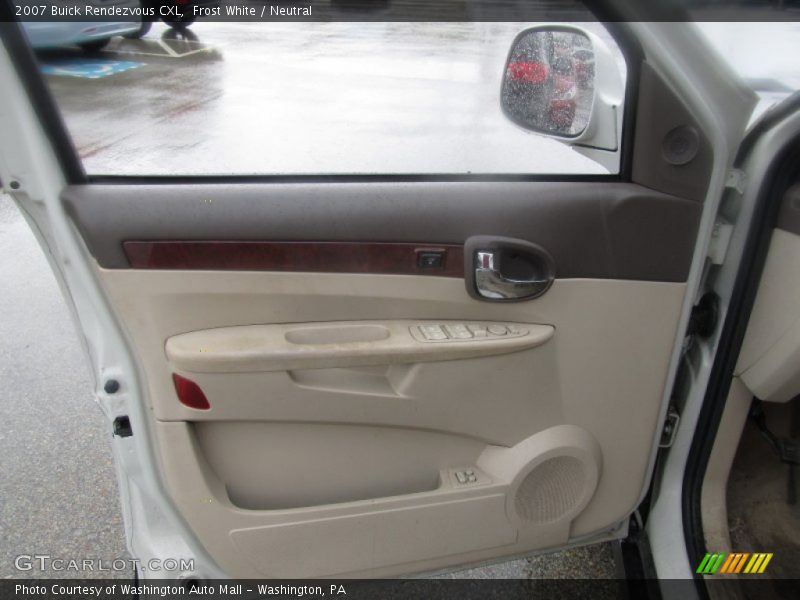 Frost White / Neutral 2007 Buick Rendezvous CXL