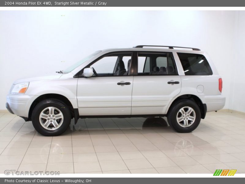 Starlight Silver Metallic / Gray 2004 Honda Pilot EX 4WD