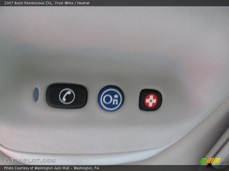 Frost White / Neutral 2007 Buick Rendezvous CXL
