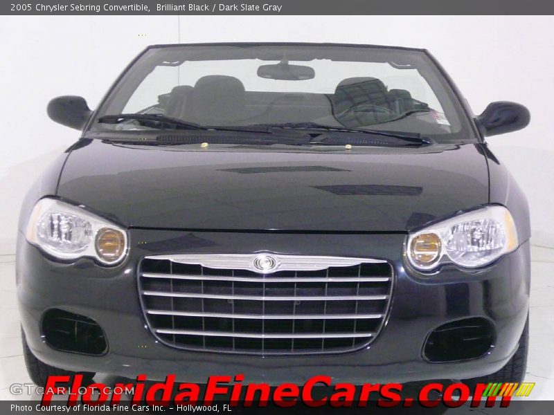 Brilliant Black / Dark Slate Gray 2005 Chrysler Sebring Convertible