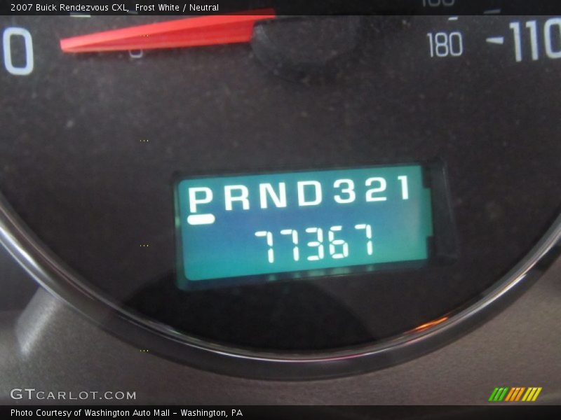 Frost White / Neutral 2007 Buick Rendezvous CXL