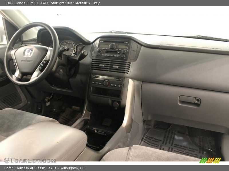 Starlight Silver Metallic / Gray 2004 Honda Pilot EX 4WD