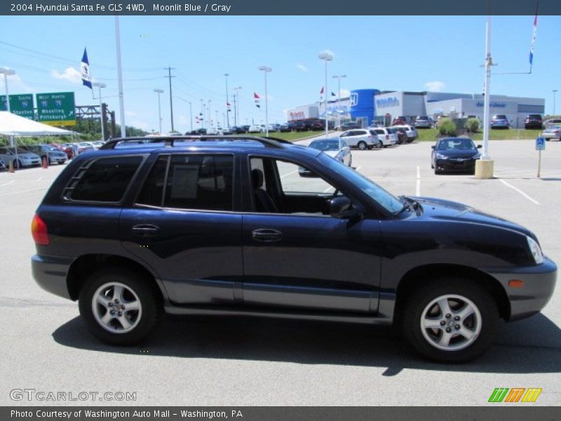 Moonlit Blue / Gray 2004 Hyundai Santa Fe GLS 4WD