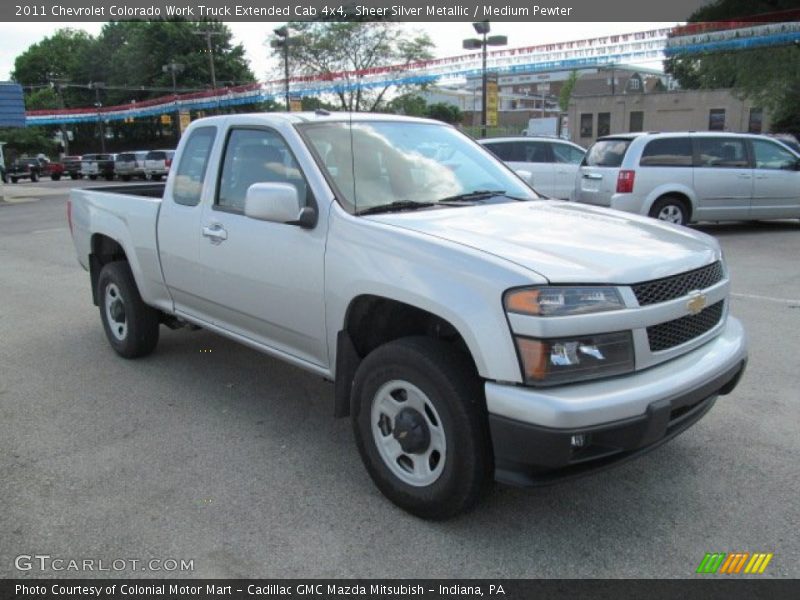 Front 3/4 View of 2011 Colorado Work Truck Extended Cab 4x4