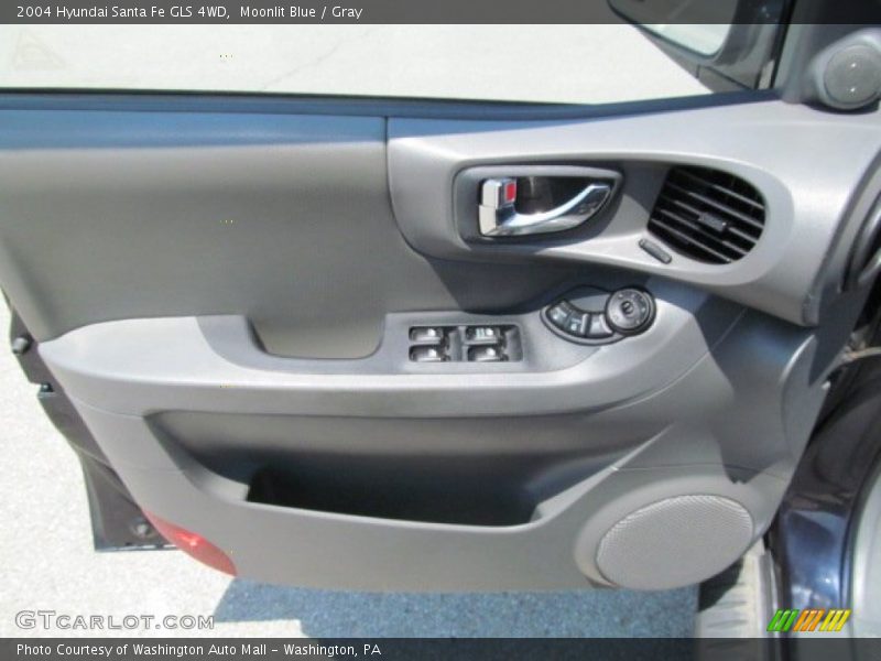 Moonlit Blue / Gray 2004 Hyundai Santa Fe GLS 4WD