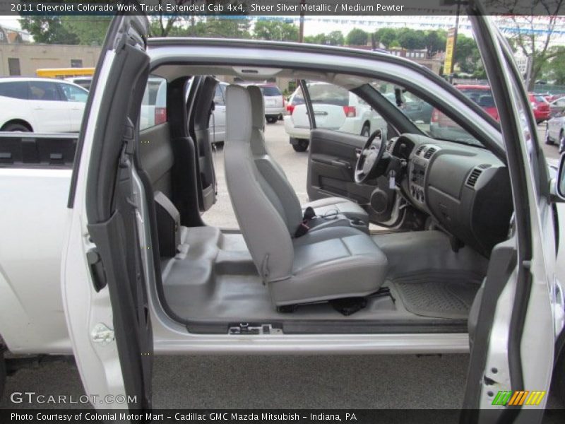  2011 Colorado Work Truck Extended Cab 4x4 Medium Pewter Interior