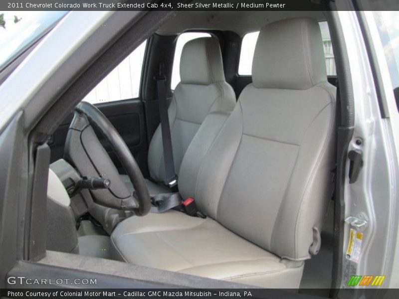 Front Seat of 2011 Colorado Work Truck Extended Cab 4x4