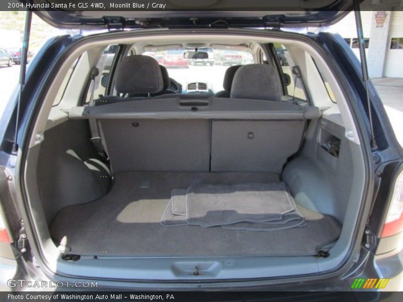 Moonlit Blue / Gray 2004 Hyundai Santa Fe GLS 4WD
