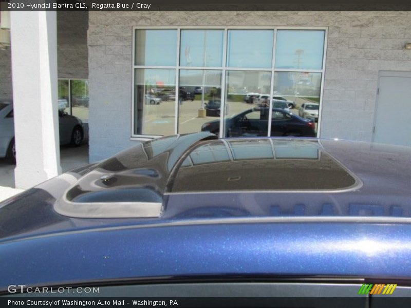 Regatta Blue / Gray 2010 Hyundai Elantra GLS