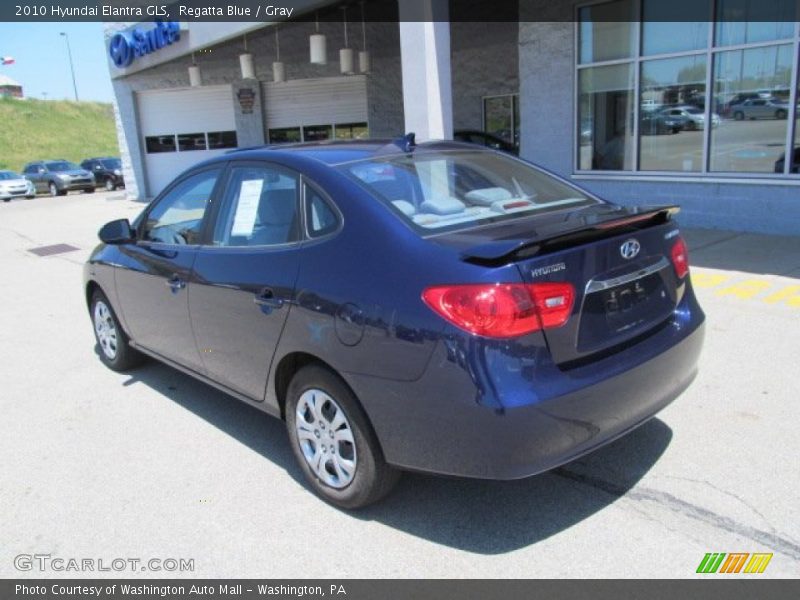Regatta Blue / Gray 2010 Hyundai Elantra GLS