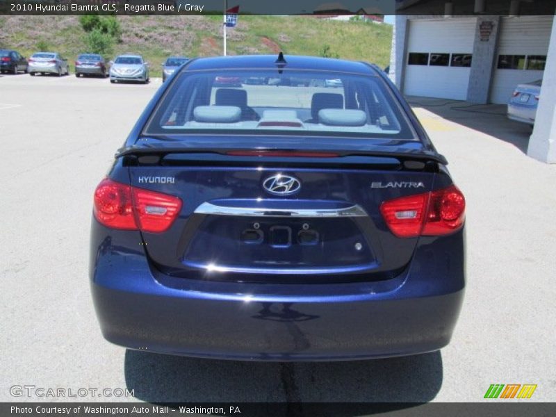 Regatta Blue / Gray 2010 Hyundai Elantra GLS
