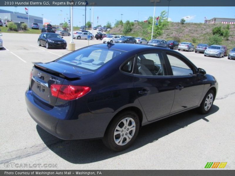 Regatta Blue / Gray 2010 Hyundai Elantra GLS