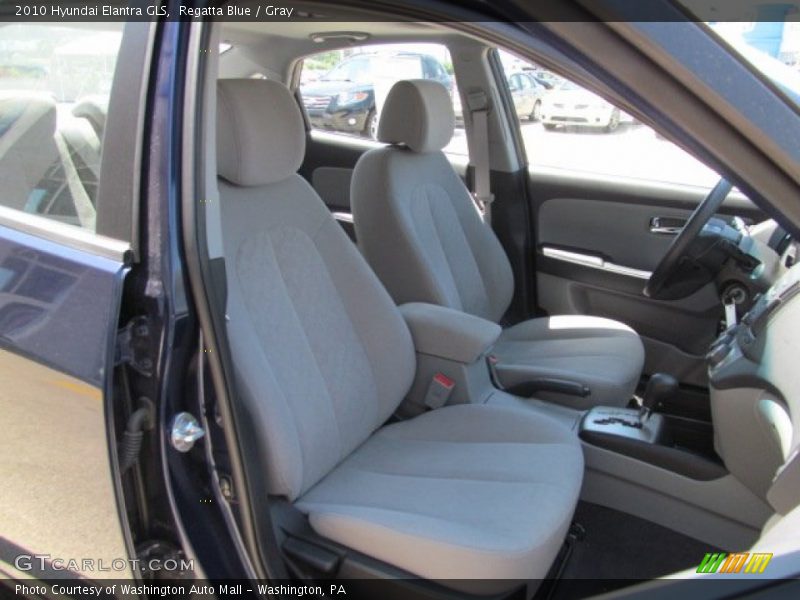 Regatta Blue / Gray 2010 Hyundai Elantra GLS