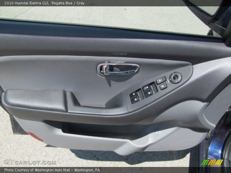Regatta Blue / Gray 2010 Hyundai Elantra GLS