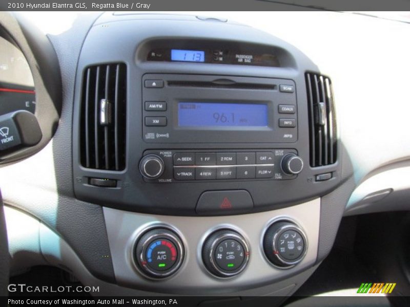 Regatta Blue / Gray 2010 Hyundai Elantra GLS