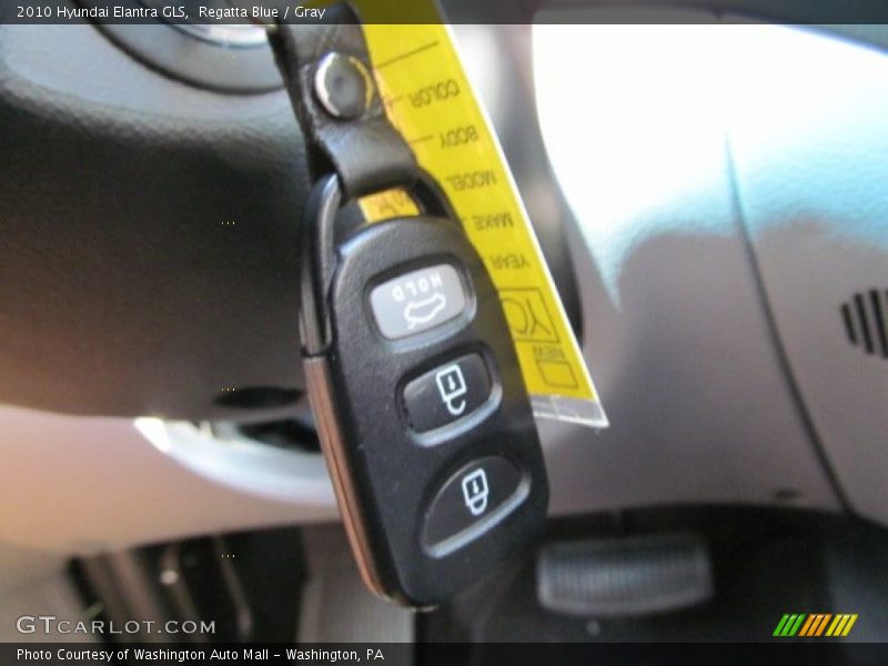 Regatta Blue / Gray 2010 Hyundai Elantra GLS