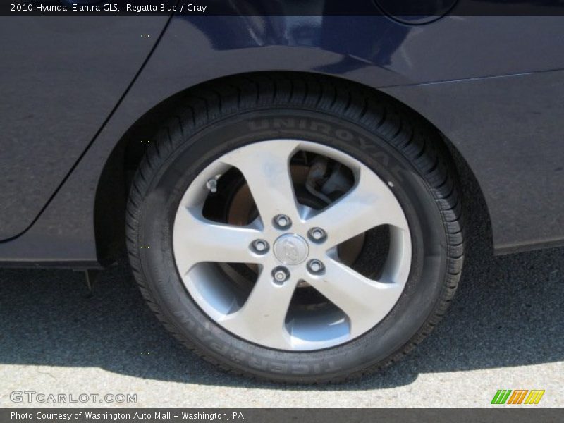 Regatta Blue / Gray 2010 Hyundai Elantra GLS