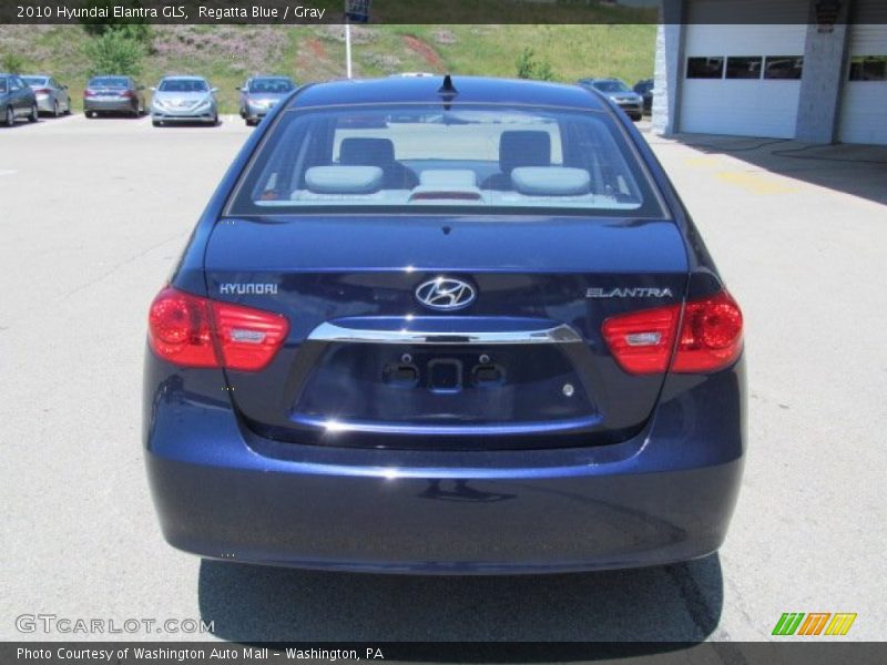 Regatta Blue / Gray 2010 Hyundai Elantra GLS
