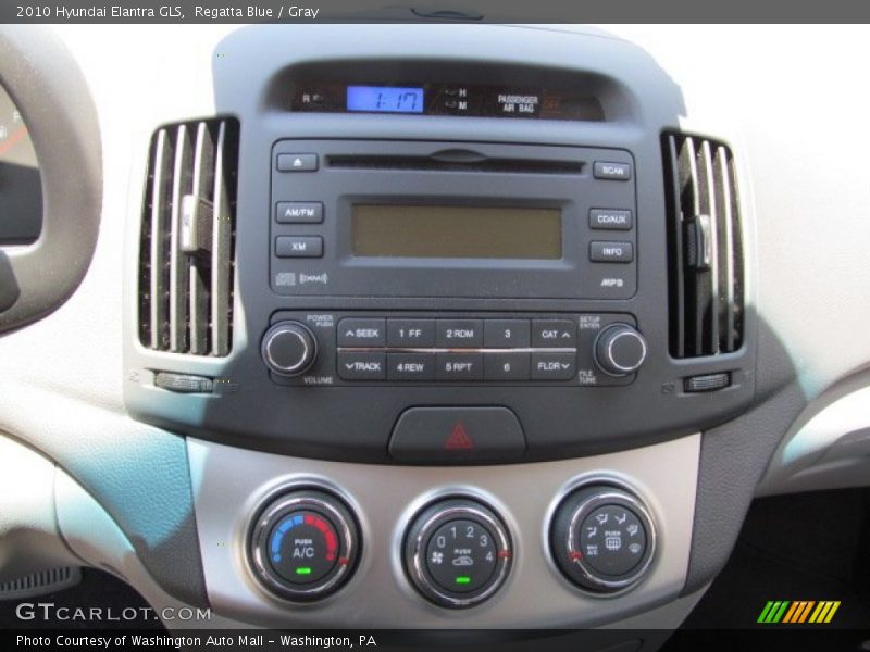Regatta Blue / Gray 2010 Hyundai Elantra GLS