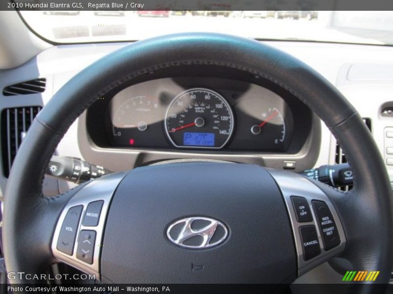Regatta Blue / Gray 2010 Hyundai Elantra GLS