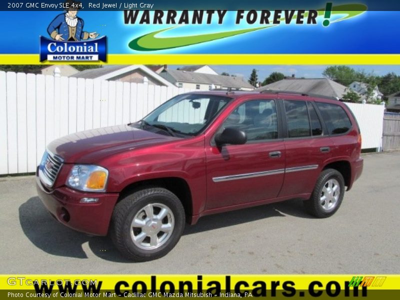 Red Jewel / Light Gray 2007 GMC Envoy SLE 4x4