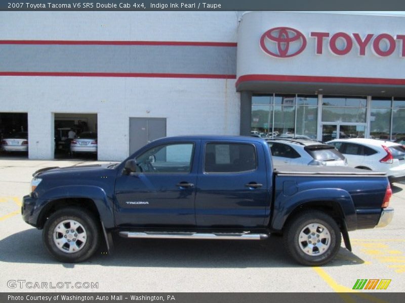 Indigo Ink Pearl / Taupe 2007 Toyota Tacoma V6 SR5 Double Cab 4x4