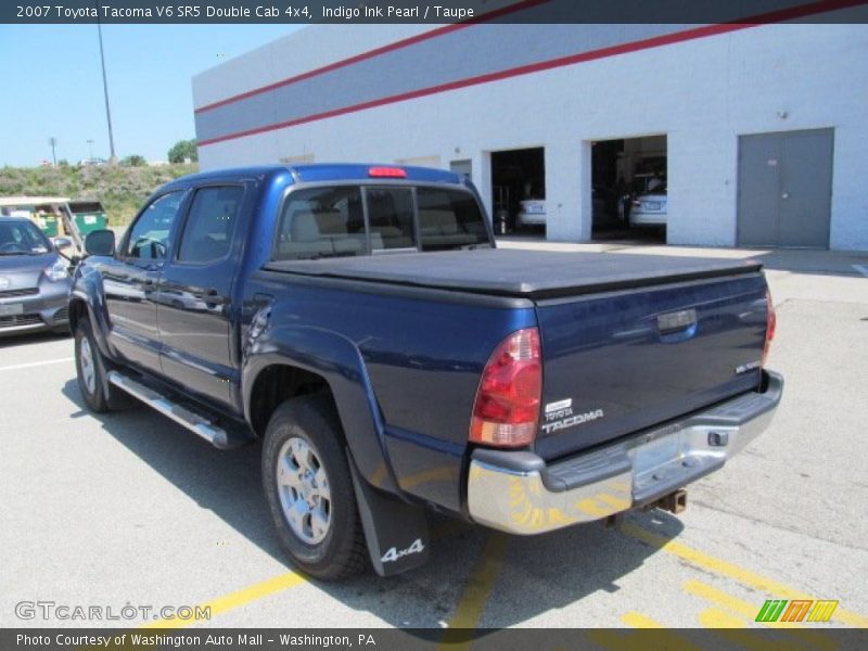 Indigo Ink Pearl / Taupe 2007 Toyota Tacoma V6 SR5 Double Cab 4x4