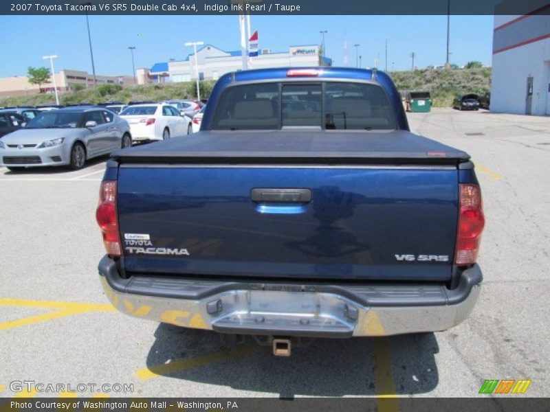 Indigo Ink Pearl / Taupe 2007 Toyota Tacoma V6 SR5 Double Cab 4x4